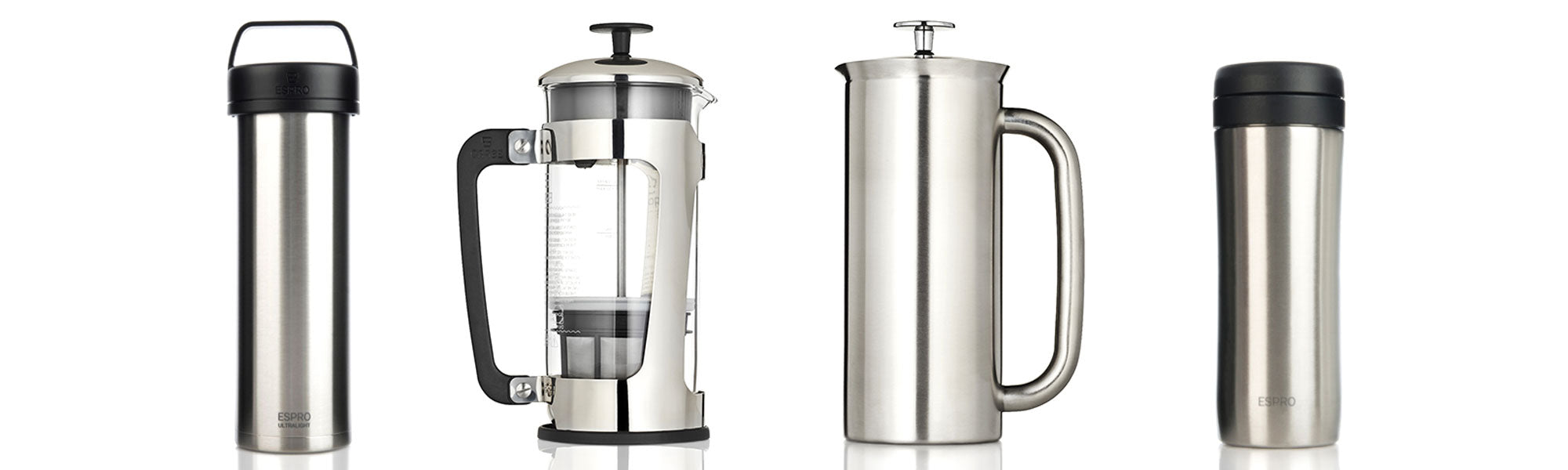 ESPRO P5 32-Oz. Glass and Polished Stainless Steel French Press + Reviews