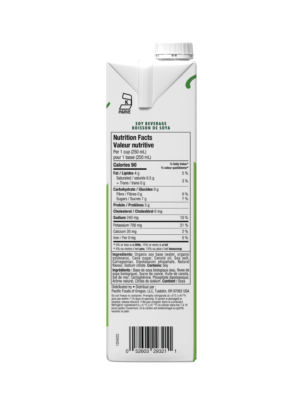 PACIFIC Barista Series™ Soy Beverage