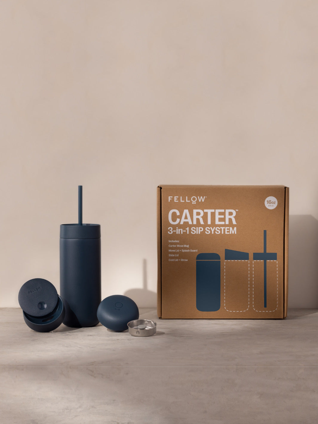 FELLOW Carter 3-in-1 Sip System (474ml/16oz)