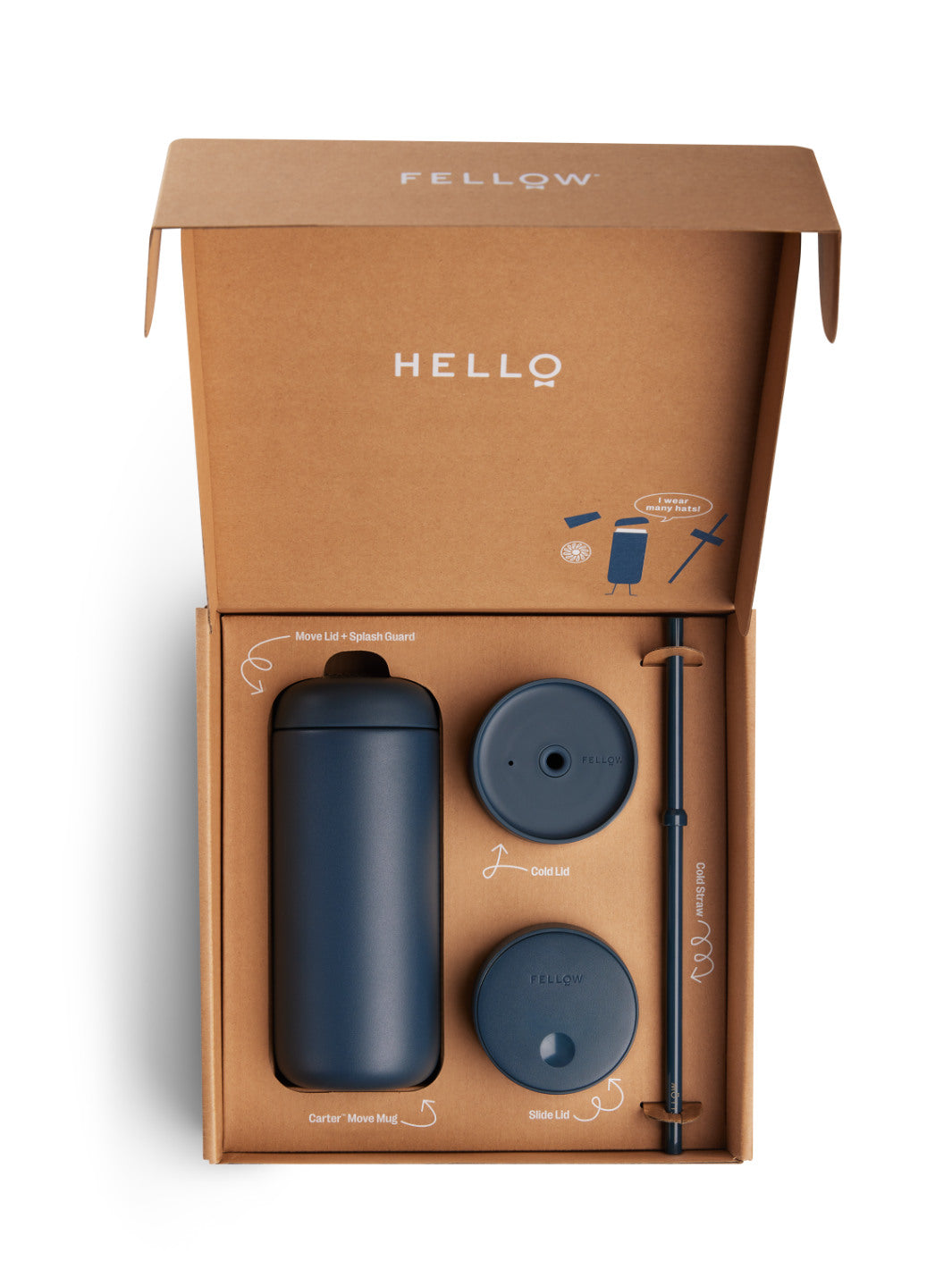 FELLOW Carter 3-in-1 Sip System (474ml/16oz)