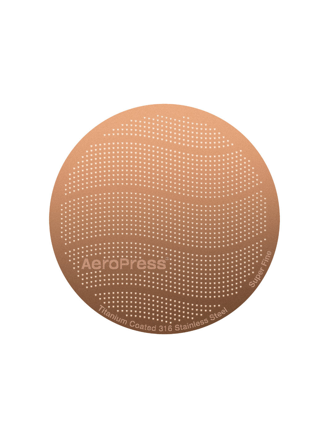 AeroPress Gold Tone Reusable Filter (titanium-coated)