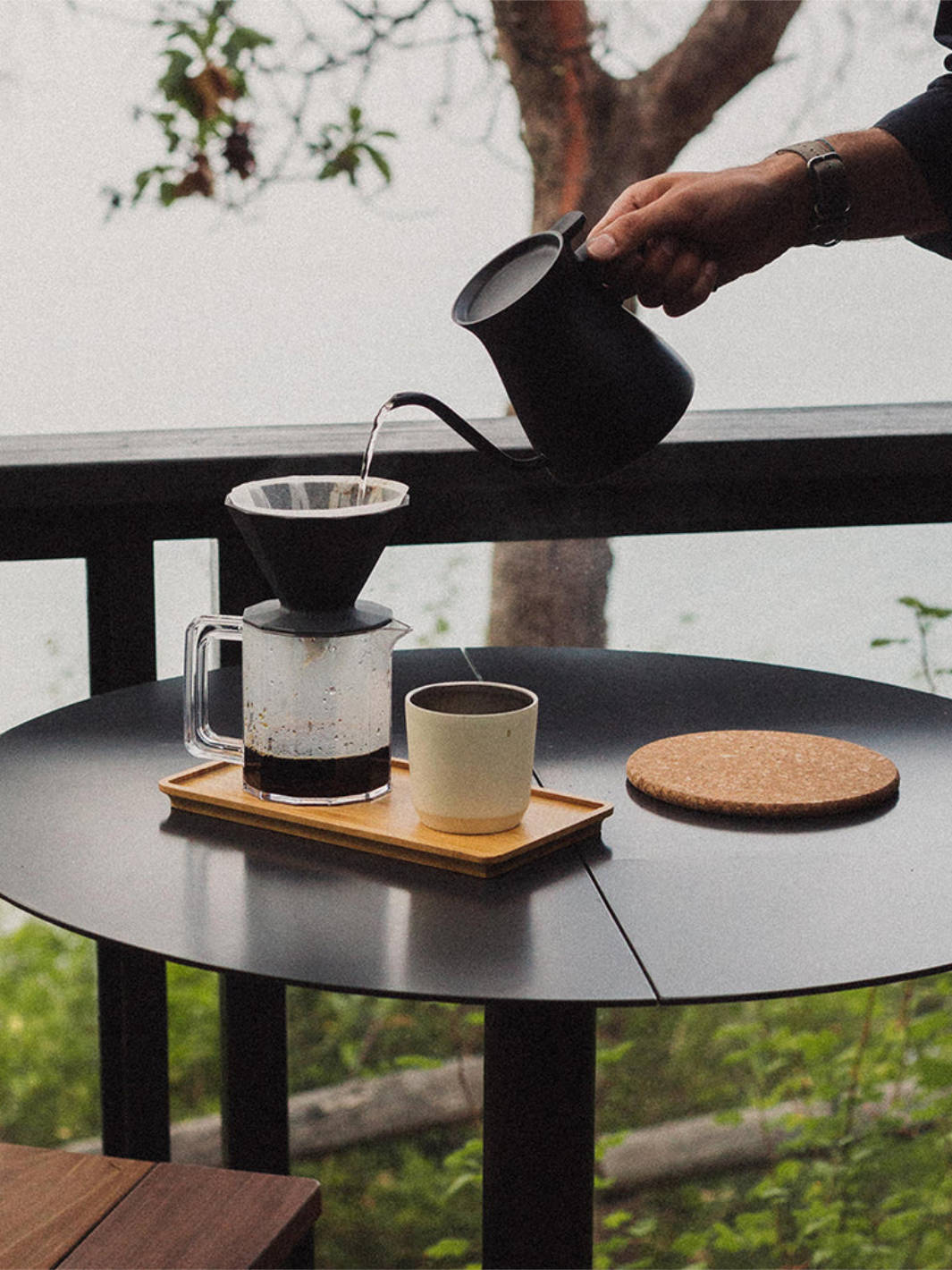 KINTO TO GO TUMBLER (with plug) (240ml/8oz) (White) (Lightly Used)