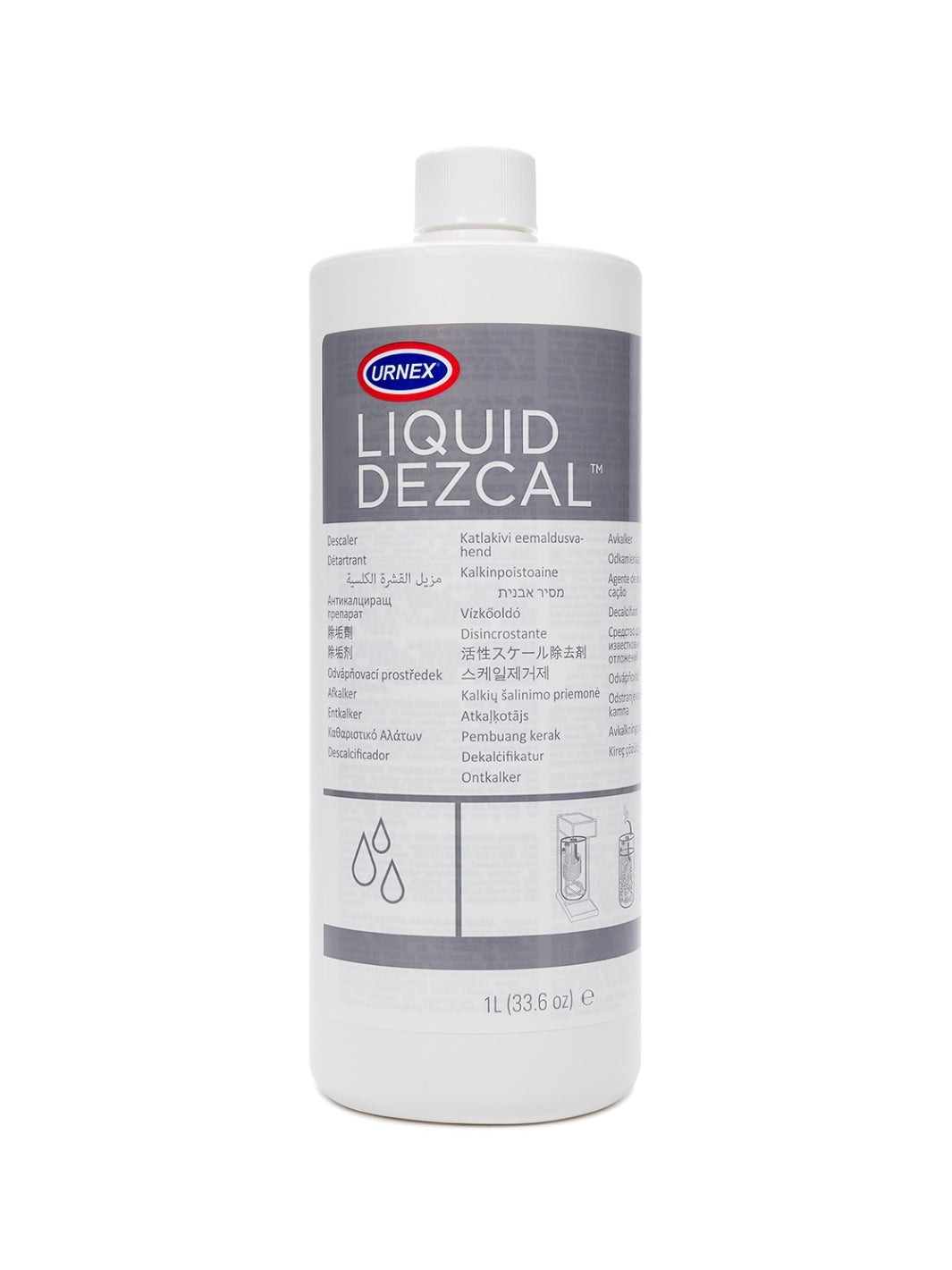 URNEX Dezcal Descaling Liquid (1000ml/33.8oz)