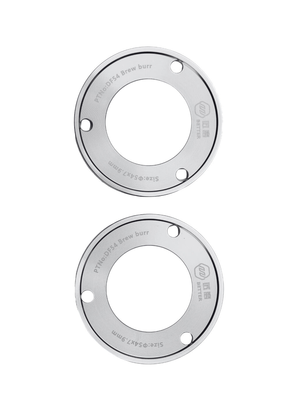 DF GRINDERS 54mm Steel Brew Burr Set