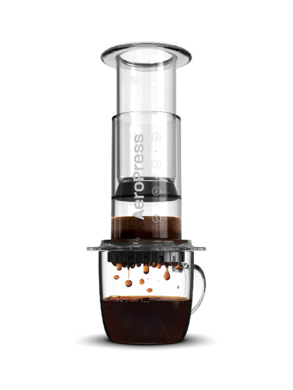 Photo of AeroPress Clear Coffee Maker ( Transparent ) [ AeroPress ] [ Press Brewers ]