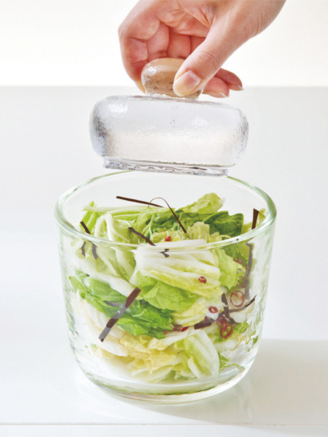 HARIO Glass Overnight Salting Bowl (500ml/17oz)