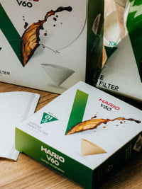 Photo of HARIO V60-01 Filters (40-Pack) ( ) [ HARIO ] [ Paper Filters ]
