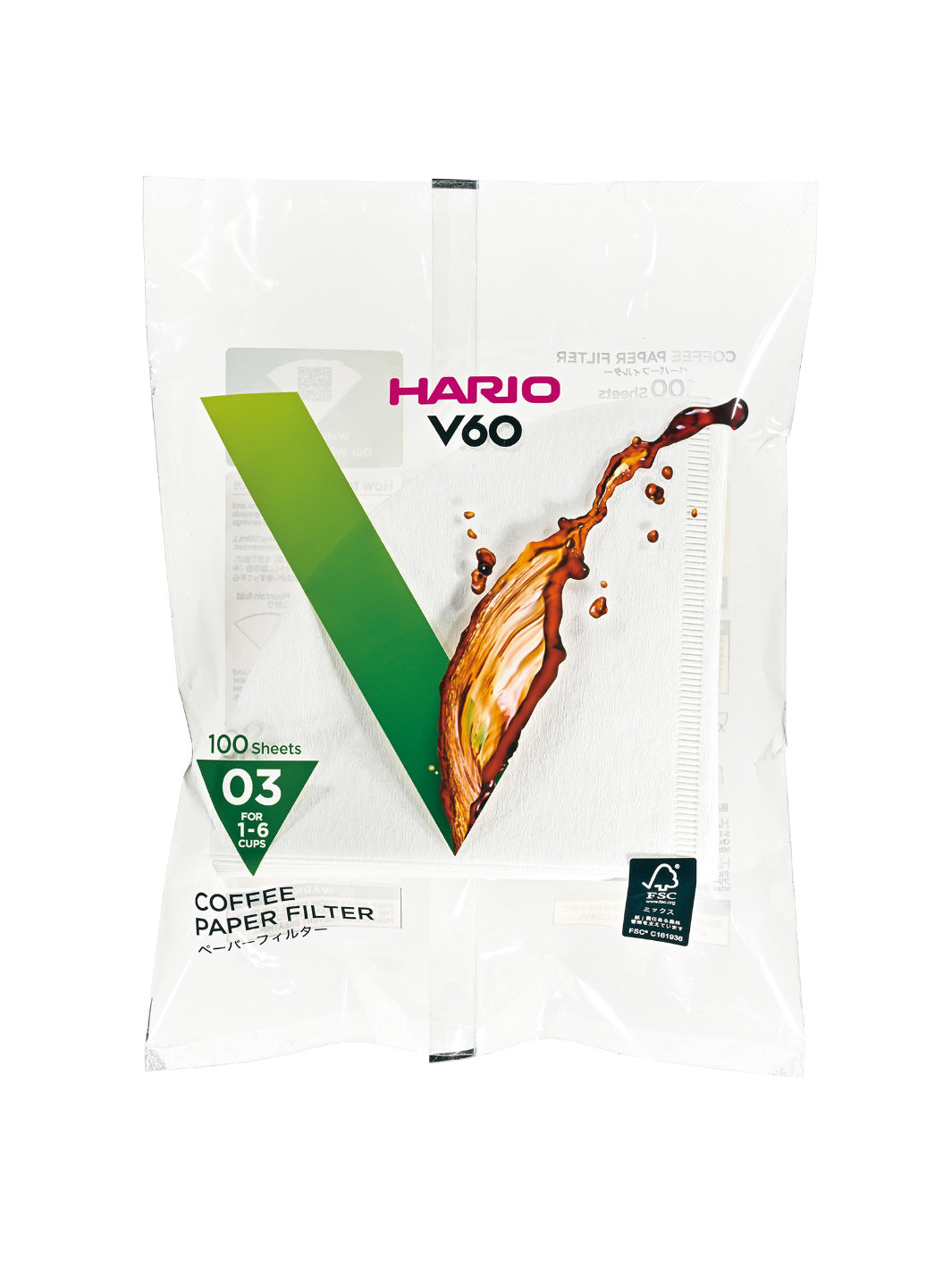 HARIO V60-03 Filters (100-Pack)