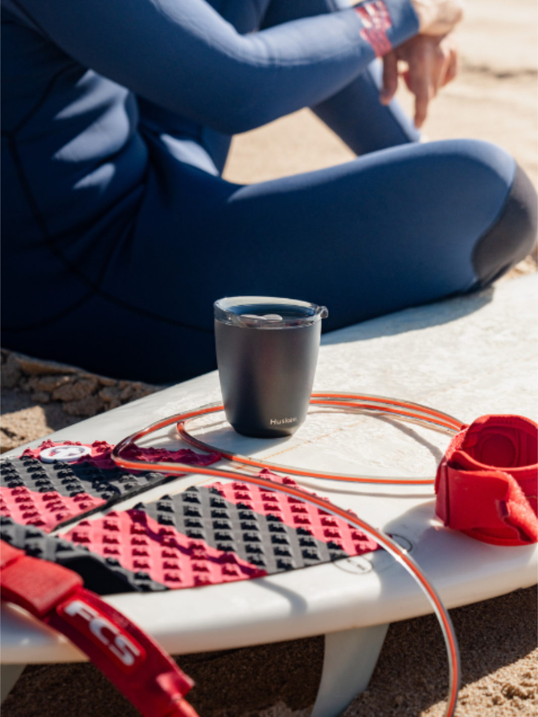 HUSKEE Steel Cup + Lid (237ml/8oz)