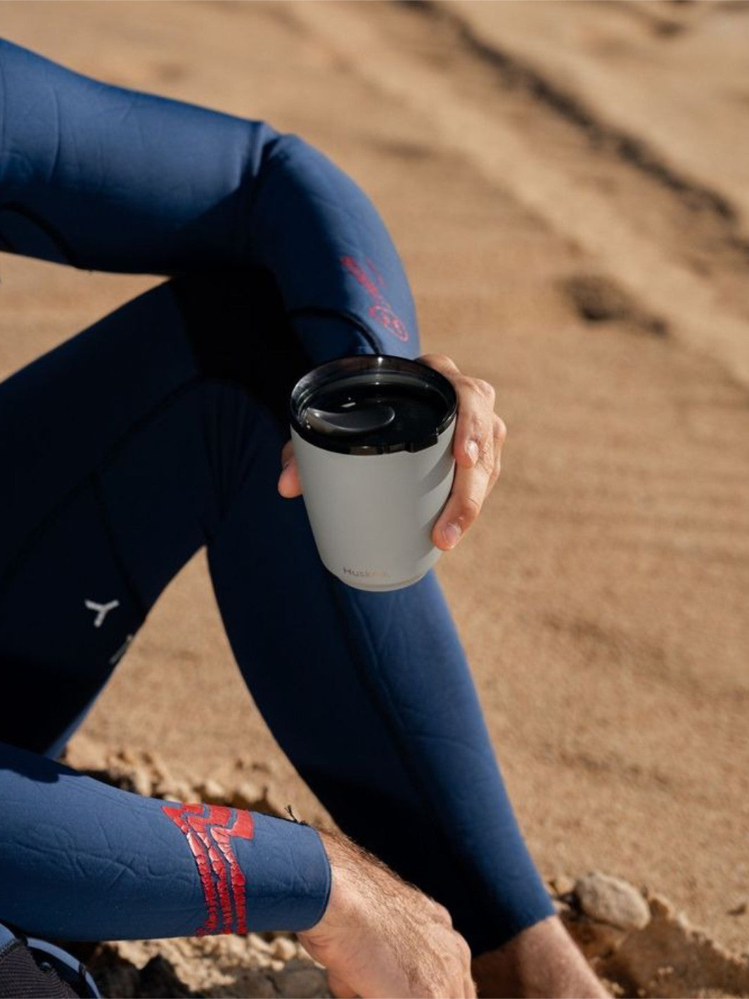 HUSKEE Steel Cup + Lid (237ml/8oz)