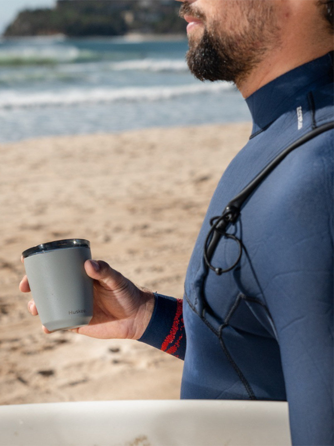 HUSKEE Steel Cup + Lid (237ml/8oz)