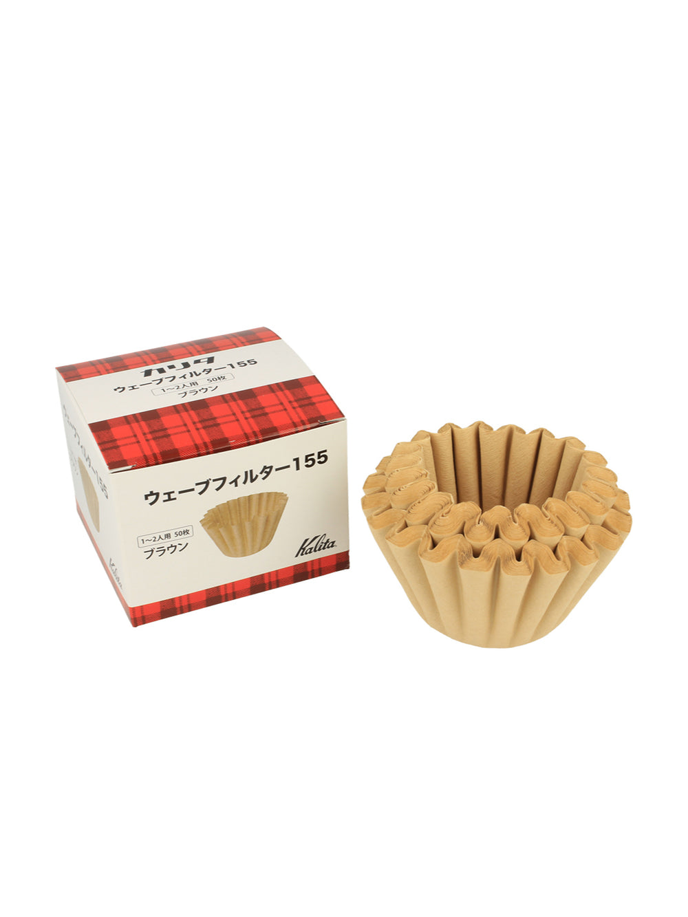 Photo of KALITA Wave 155 Filters (Unbleached) (50-Pack) ( Default Title ) [ Kalita ] [ Paper Filters ]