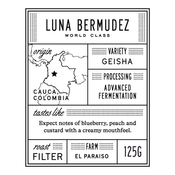 Photo of Manhattan - Luna Bermudez (125g) ( Default Title ) [ Manhattan Coffee Roasters ] [ Coffee ]