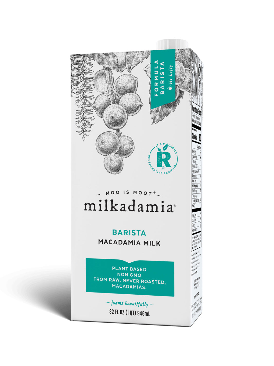 MILKADAMIA Barista Macadamia M*lk (12-Pack)