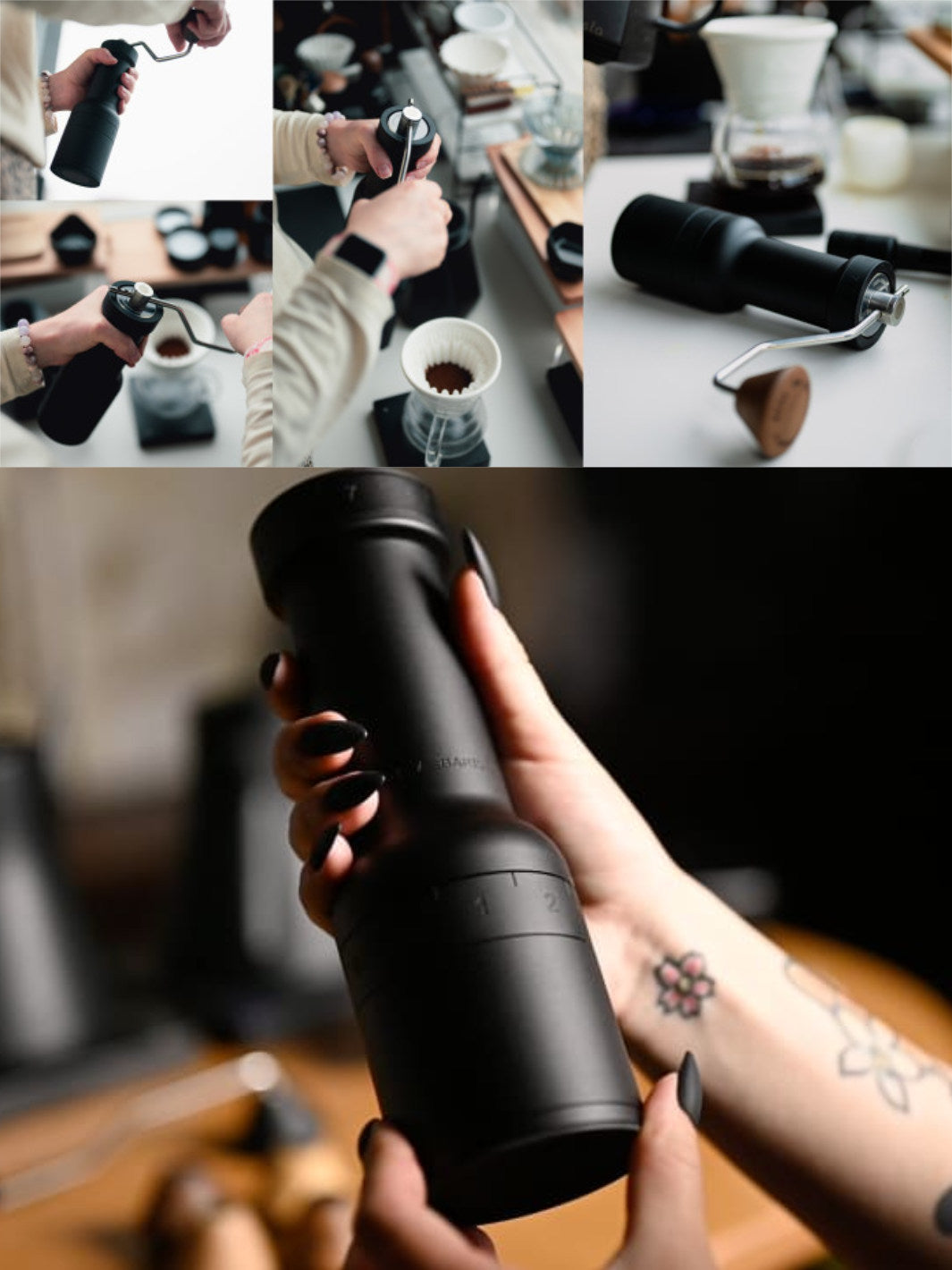 MOMENTEM Dual Burr Hand Grinder