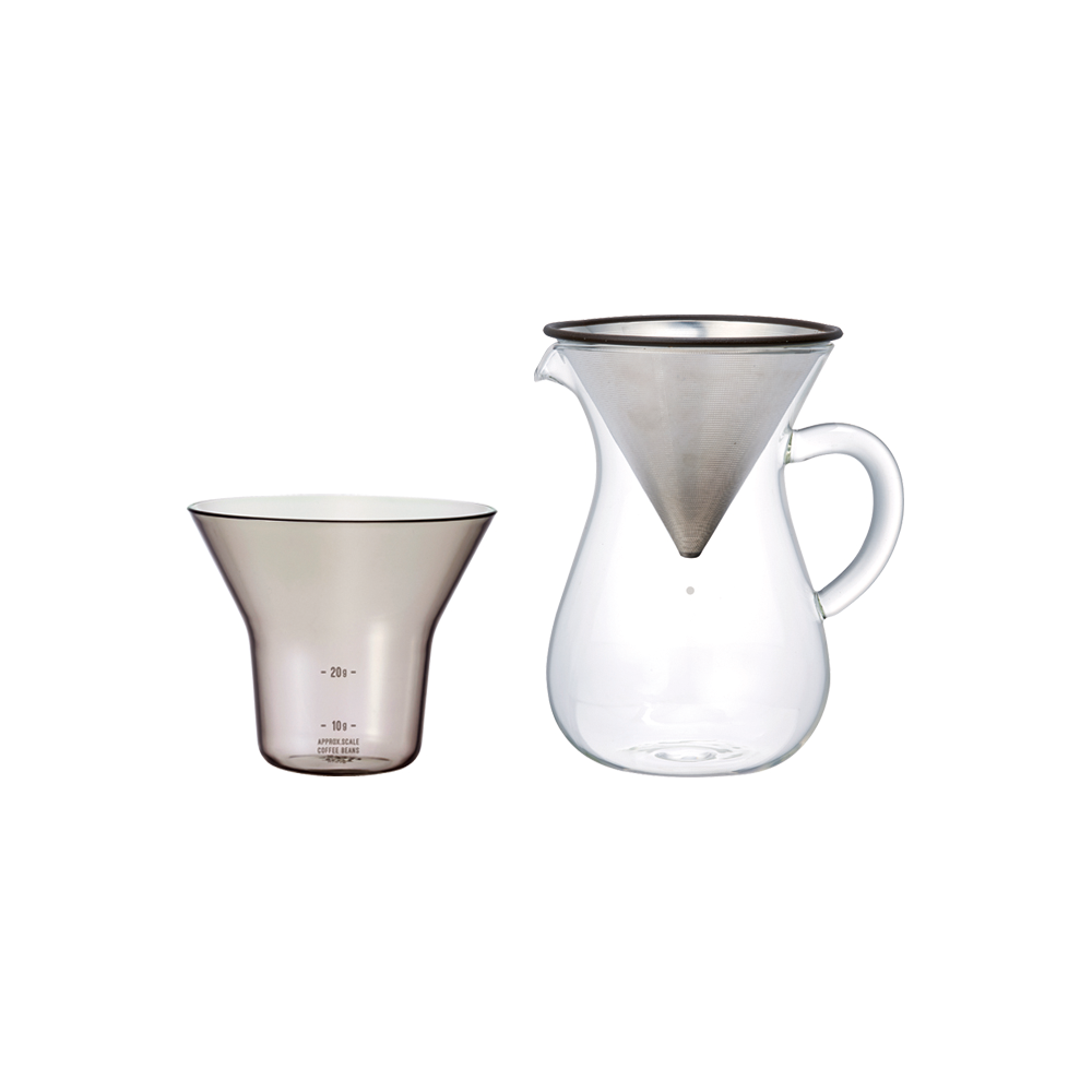 KINTO SLOW COFFEE STYLE Carafe Set 2 Cup Stainless Steel