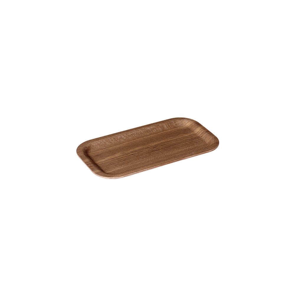 Photo of KINTO NONSLIP Tray 220x120mm ( Teak ) [ KINTO ] [ Serving Trays ]