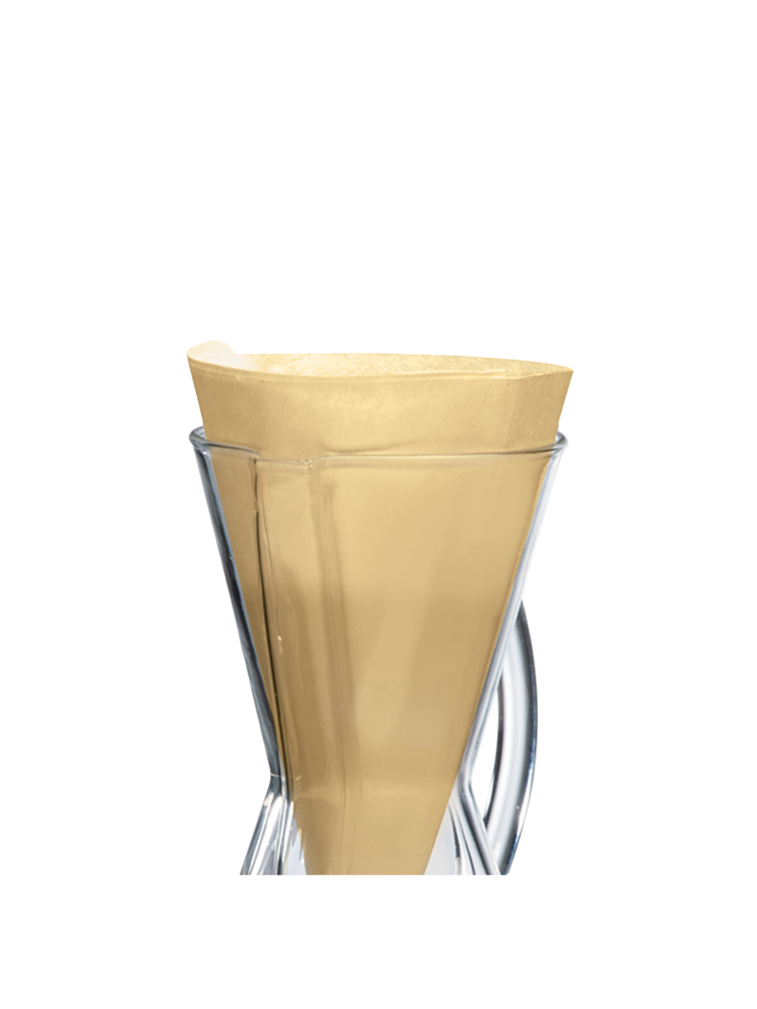 CHEMEX Natural Half Moon Filters 100 Pack Paper Filters