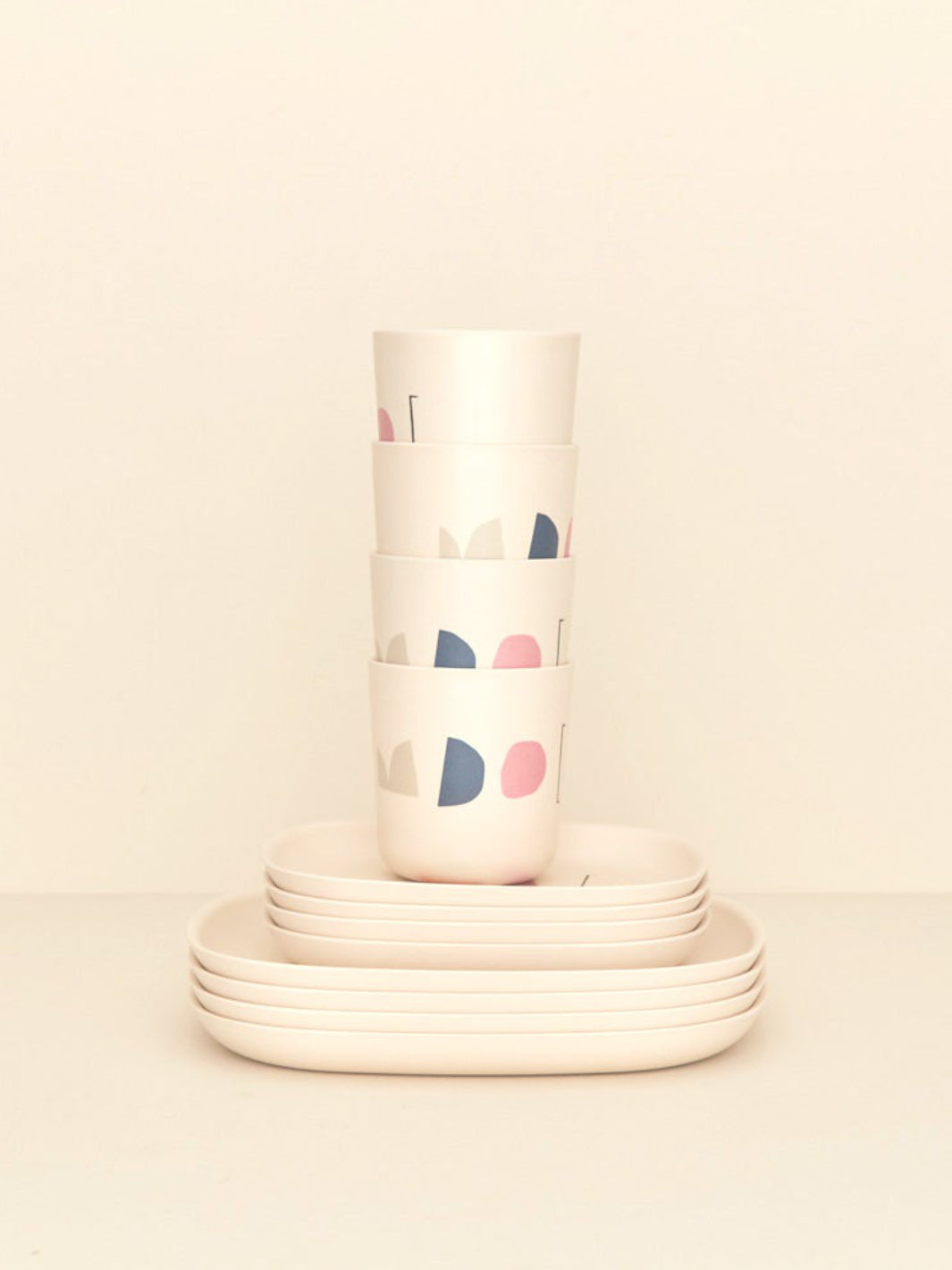EKOBO Gusto Medium Cup Set (Colour Series - 4 cups)