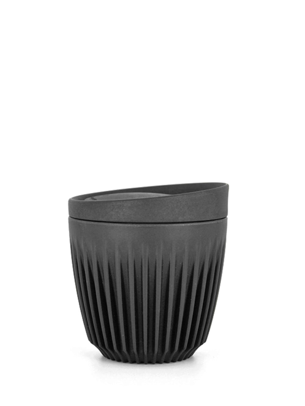 Photo of HUSKEE Cup + Lid (6oz/177ml) ( Charcoal ) [ Huskee ] [ Coffee Cups ]