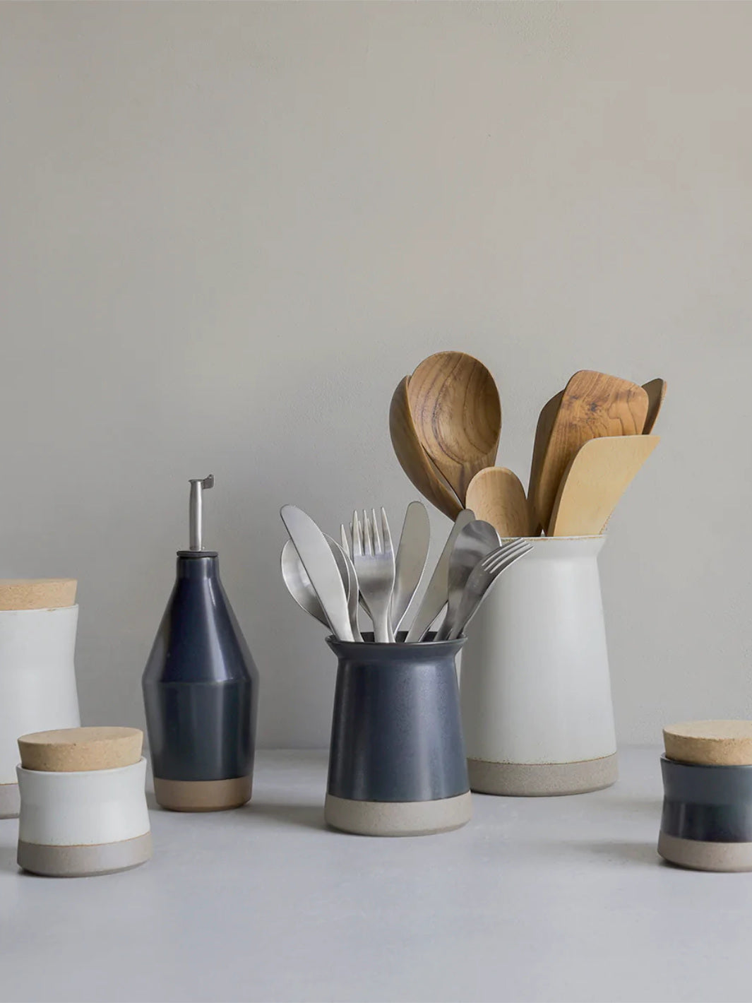 KINTO Ceramic Lab Cutlery Holder (60mm/2.3in)