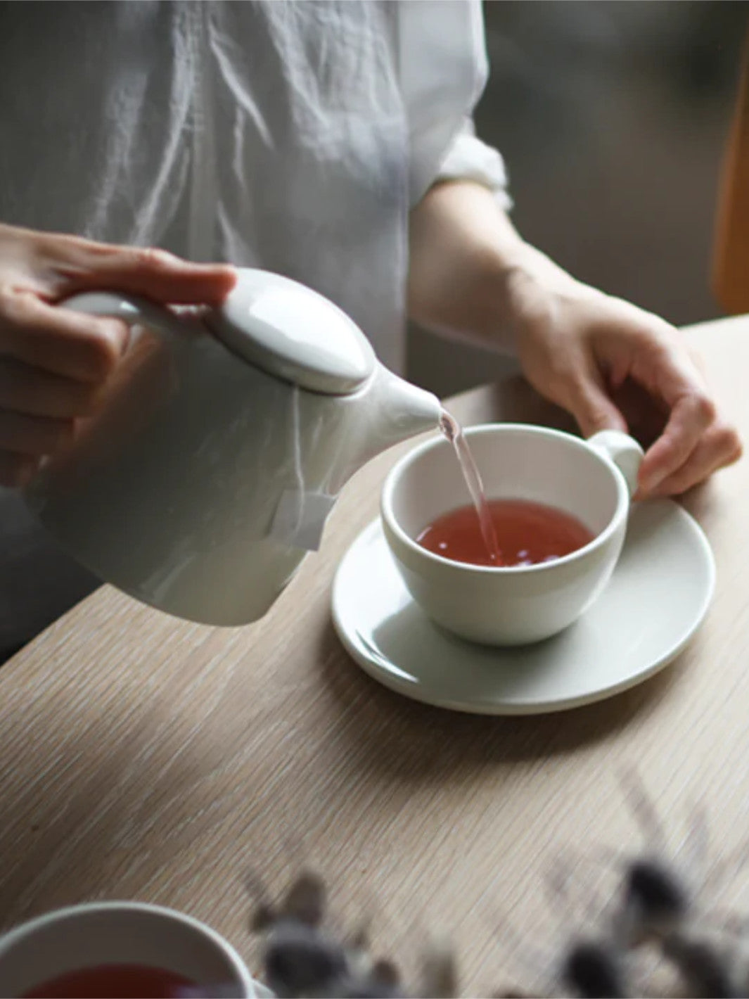 KINTO TOPO Cup & Saucer (200ml/6.8oz)