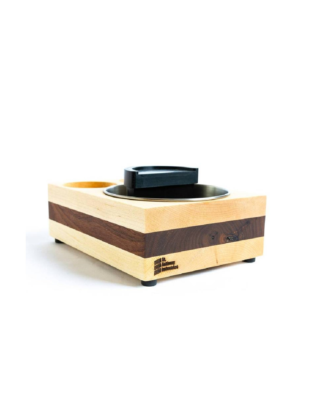 SAINT ANTHONY INDUSTRIES The Bloc Espresso Knock Box and Tamp Station