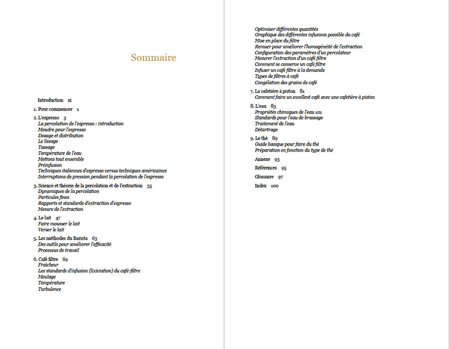 Le manuel du barista professionnel