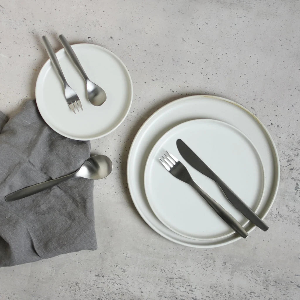Kinto Hibi Cutlery on a plate