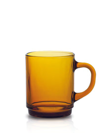 Photo of DURALEX Versailles Glass Mug (260ml/8.8oz) (6-Pack) ( Amber ) [ Duralex ] [ Glasses ]