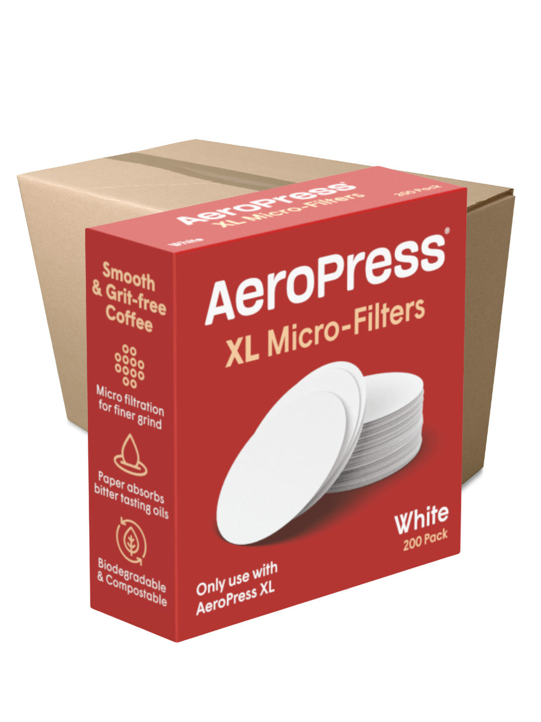 AeroPress XL Microfilters (200-Pack)