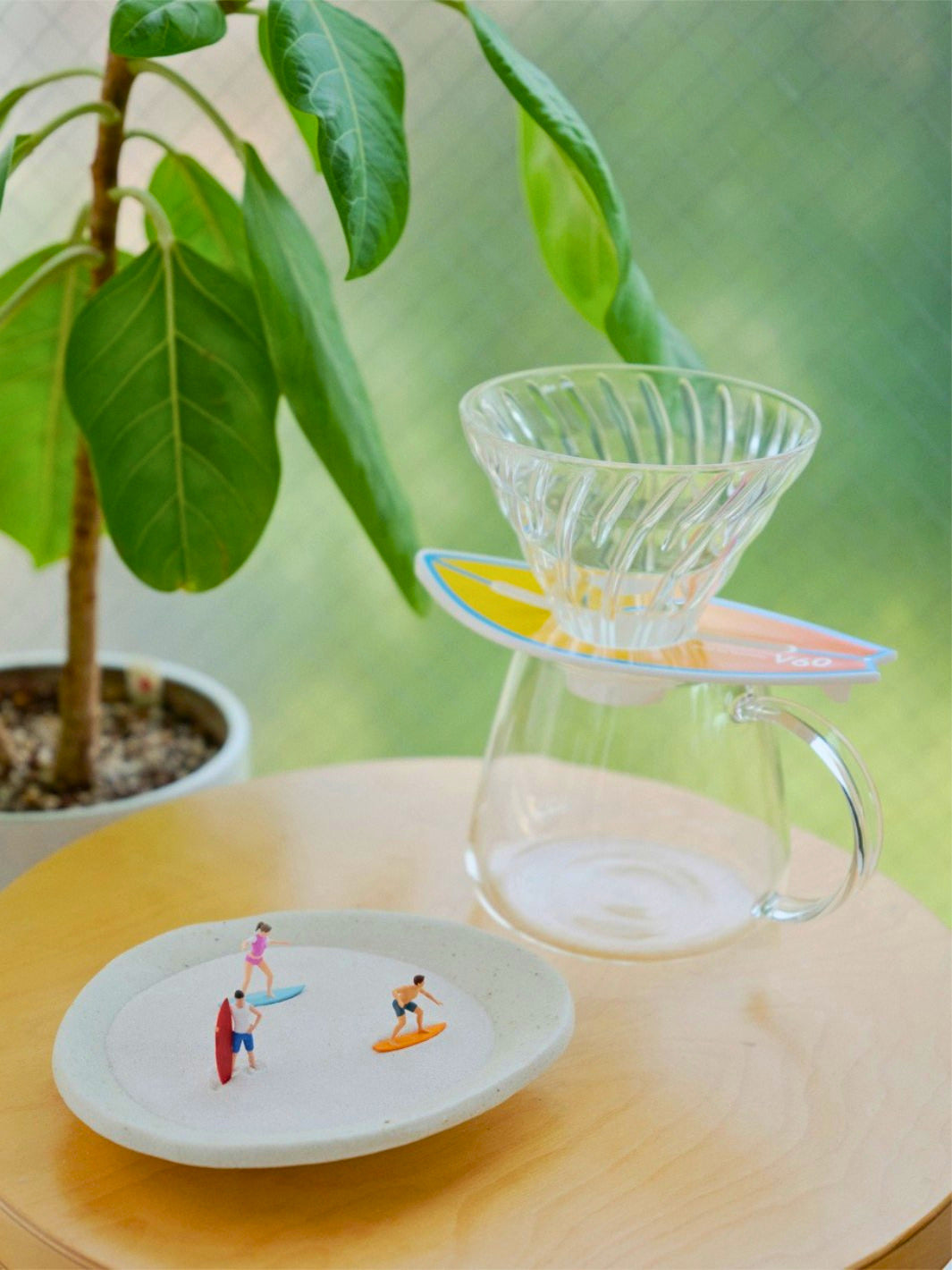 Hario V60-02 "Surfboard" Dripper (Glass)