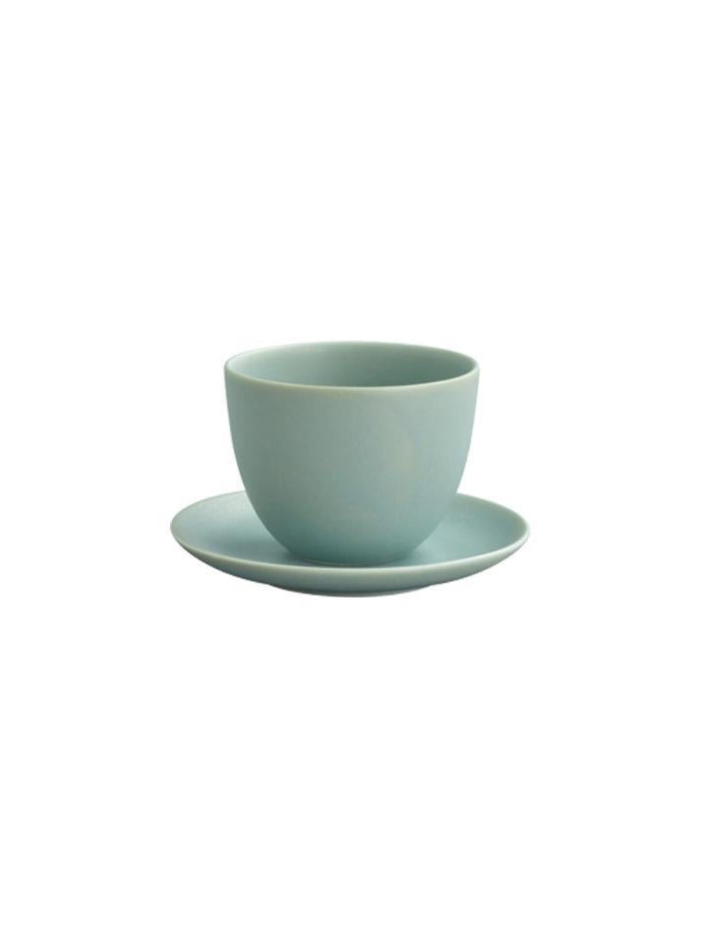Photo of KINTO PEBBLE Cup & Saucer (180ml/6oz) ( Moss Green ) [ KINTO ] [ Tea Cups ]