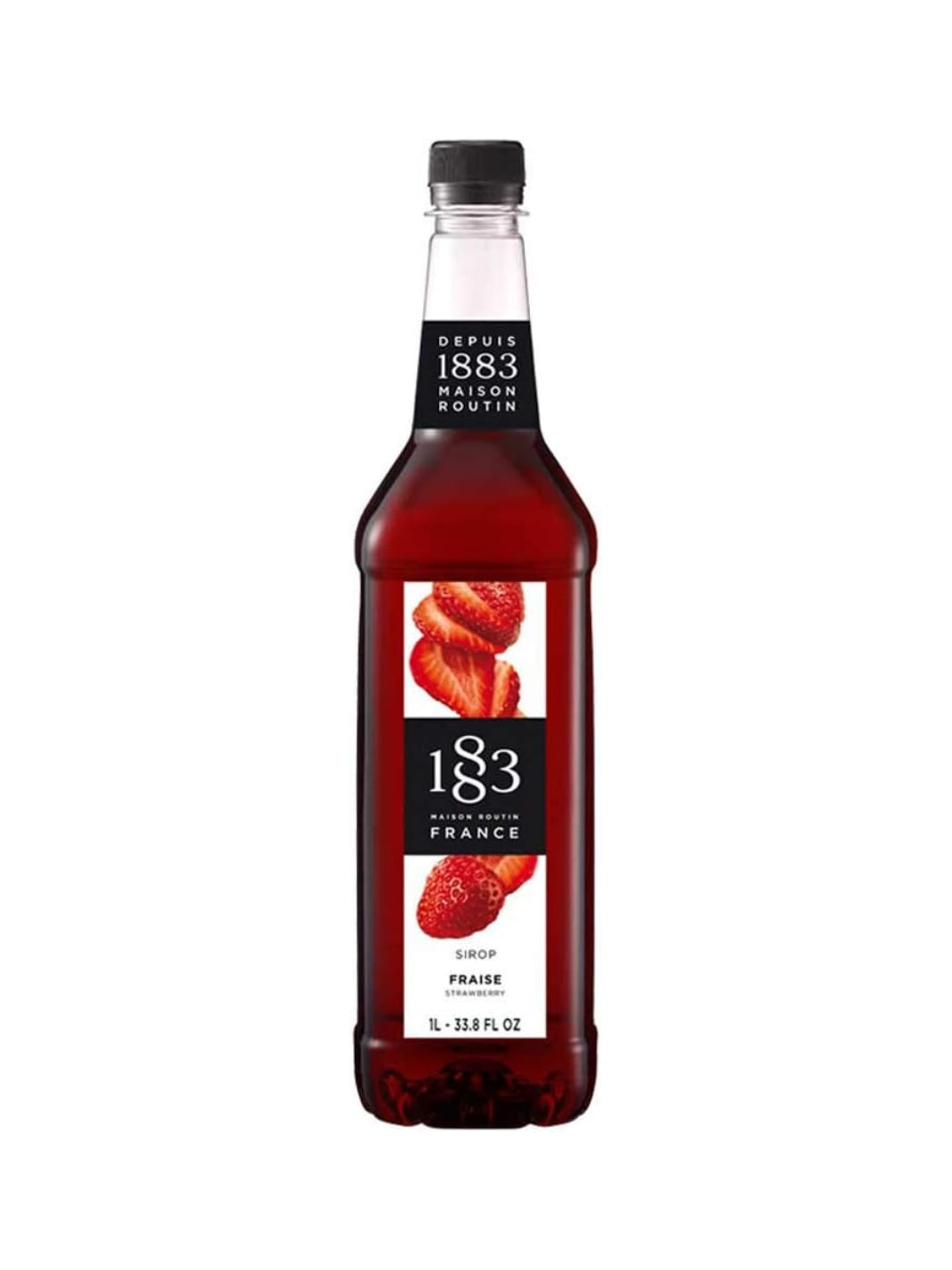 Photo of 1883 Strawberry Syrup (1000ml/33.8oz) ( Single Bottle ) [ 1883 ] [ Syrup ]
