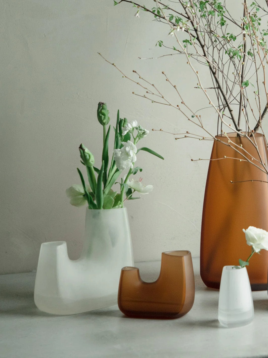KINTO TRE Vase (200x120x175mm/7.9x4.7x6.9in)
