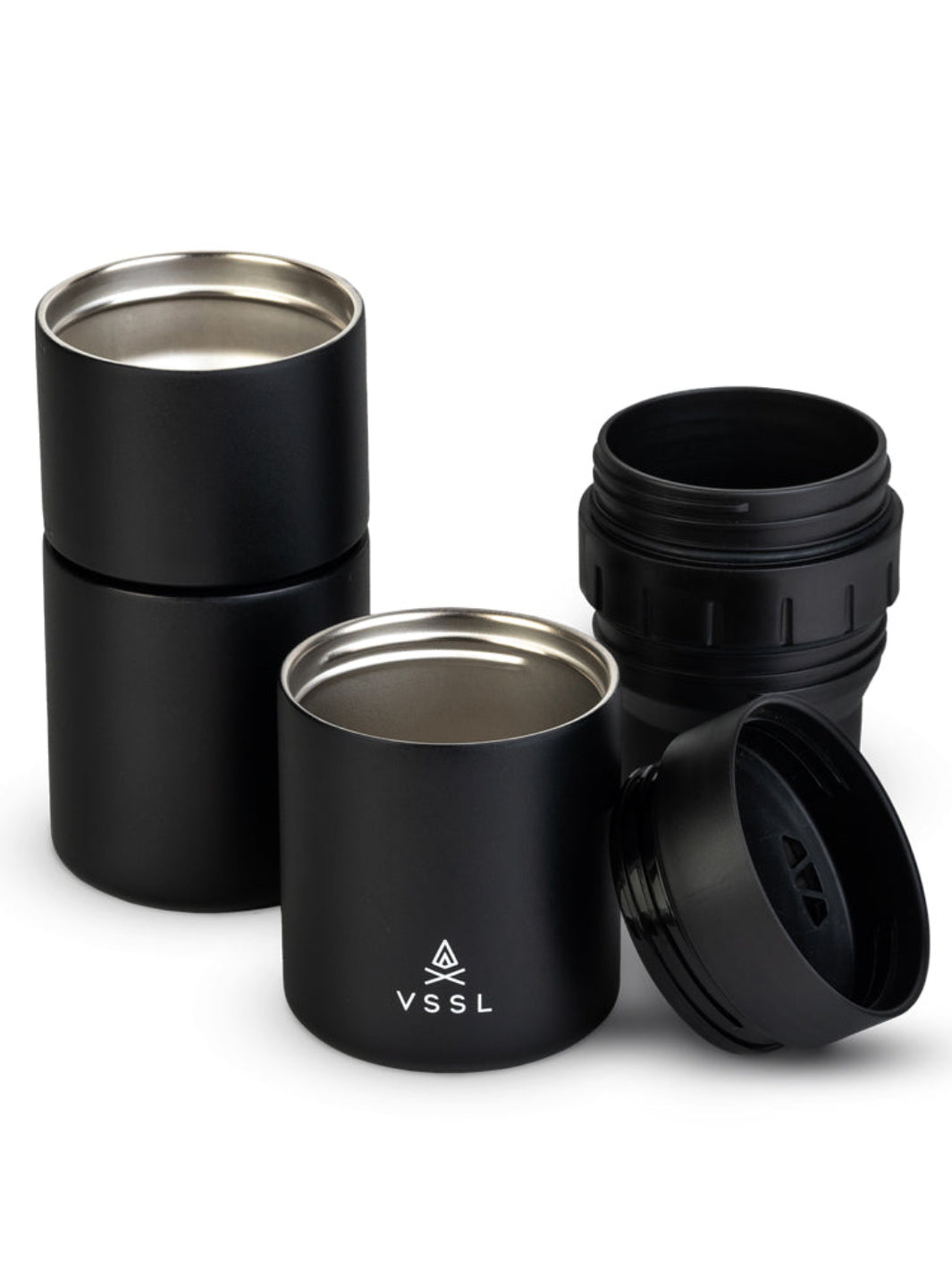 VSSL Nest Pourover Coffee Kit (Black) (Minor Aesthetic Defect)