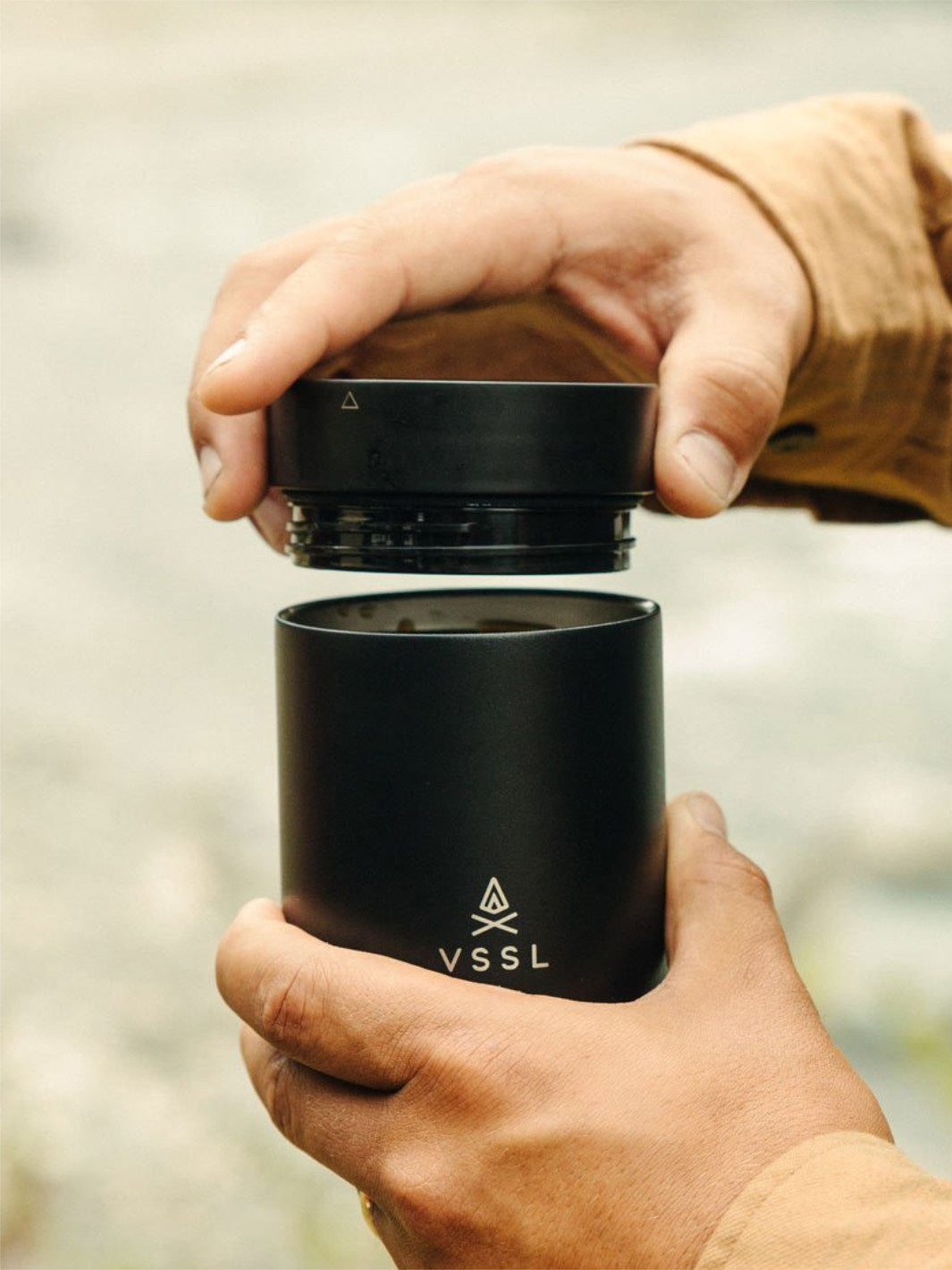 VSSL Nest Pourover Coffee Kit (Black) (Minor Aesthetic Defect)