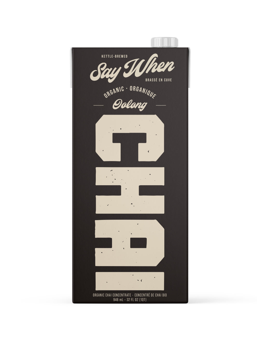 SAY WHEN Organic Oolong Chai Concentrate