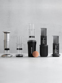 Photo of AeroPress Gold Tone Reusable Filter (titanium-coated) ( ) [ AeroPress ] [ Metal Filters ]