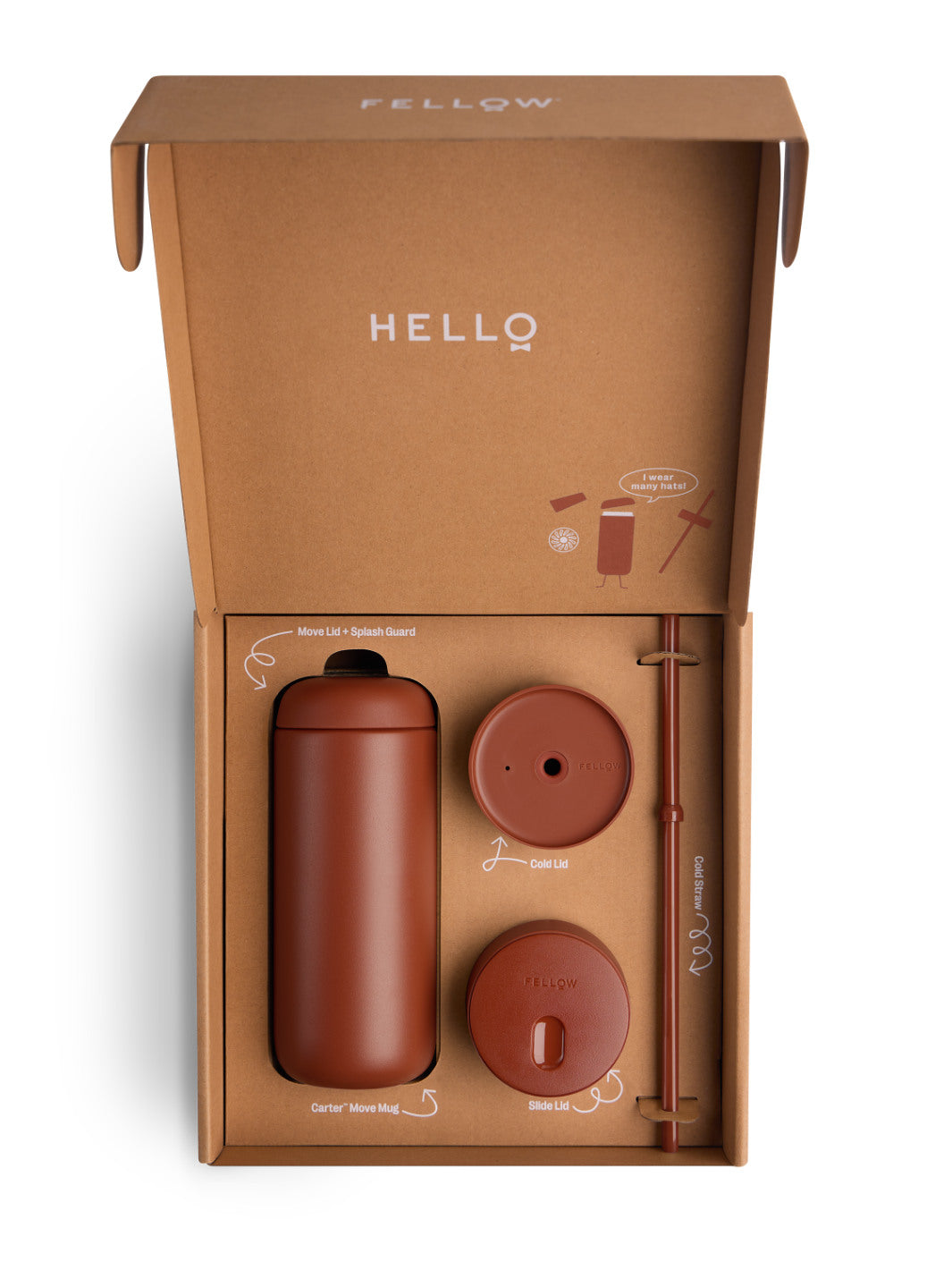 FELLOW Carter 3-in-1 Sip System (16oz/474ml)