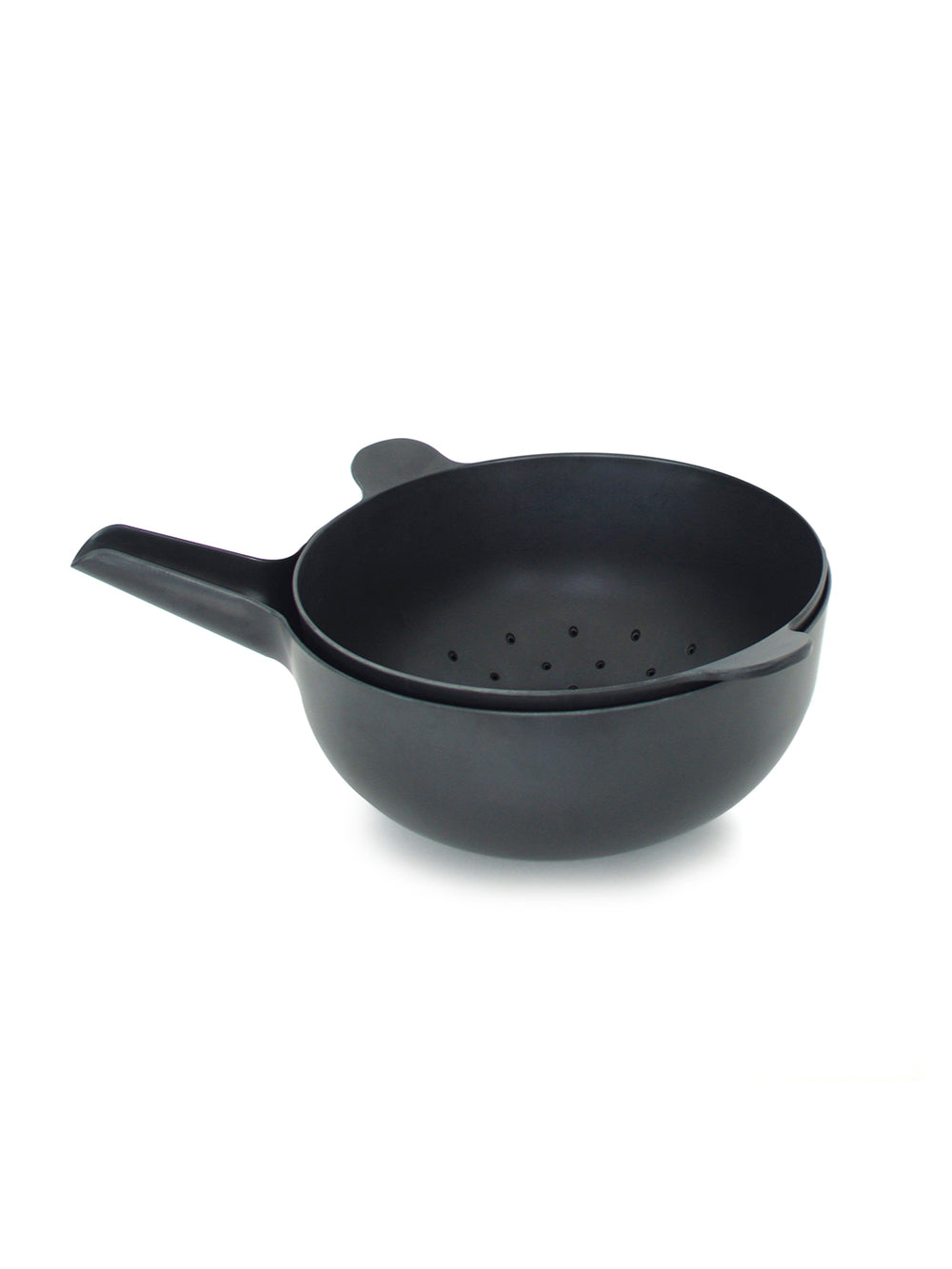 Photo of EKOBO Pronto Large Mixing Bowl & Colander Set Black (Open Box) ( Default Title ) [ Yard Sale ] [ Yard Sale ]