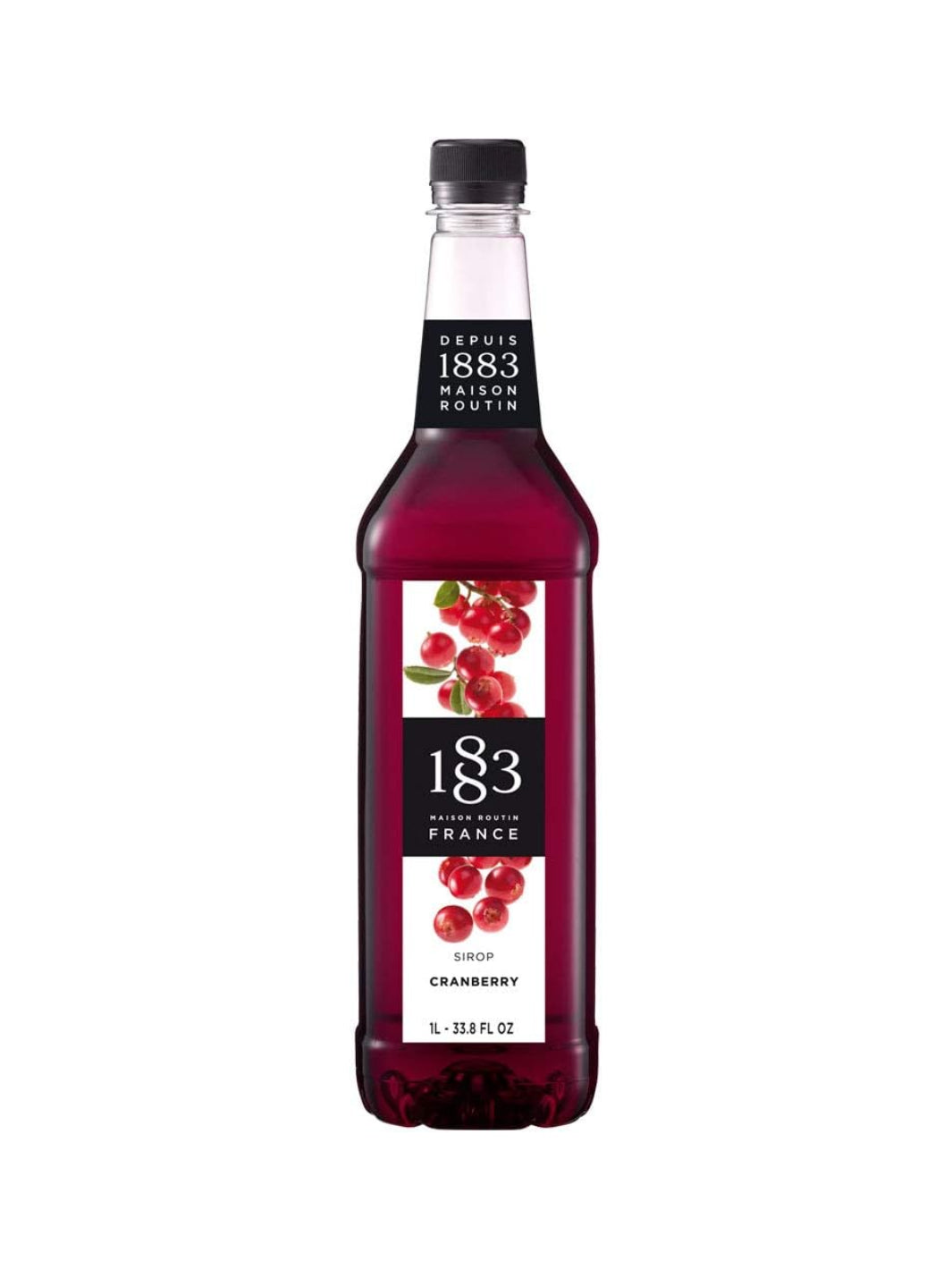 1883 Cranberry Syrup (1000ml/33.8oz)