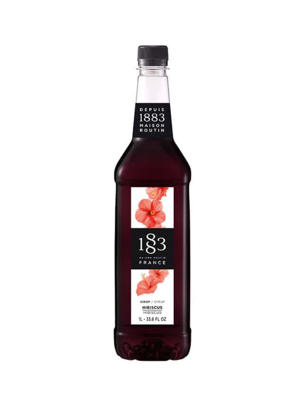 1883 Hibiscus Syrup (1000ml/33.8oz)