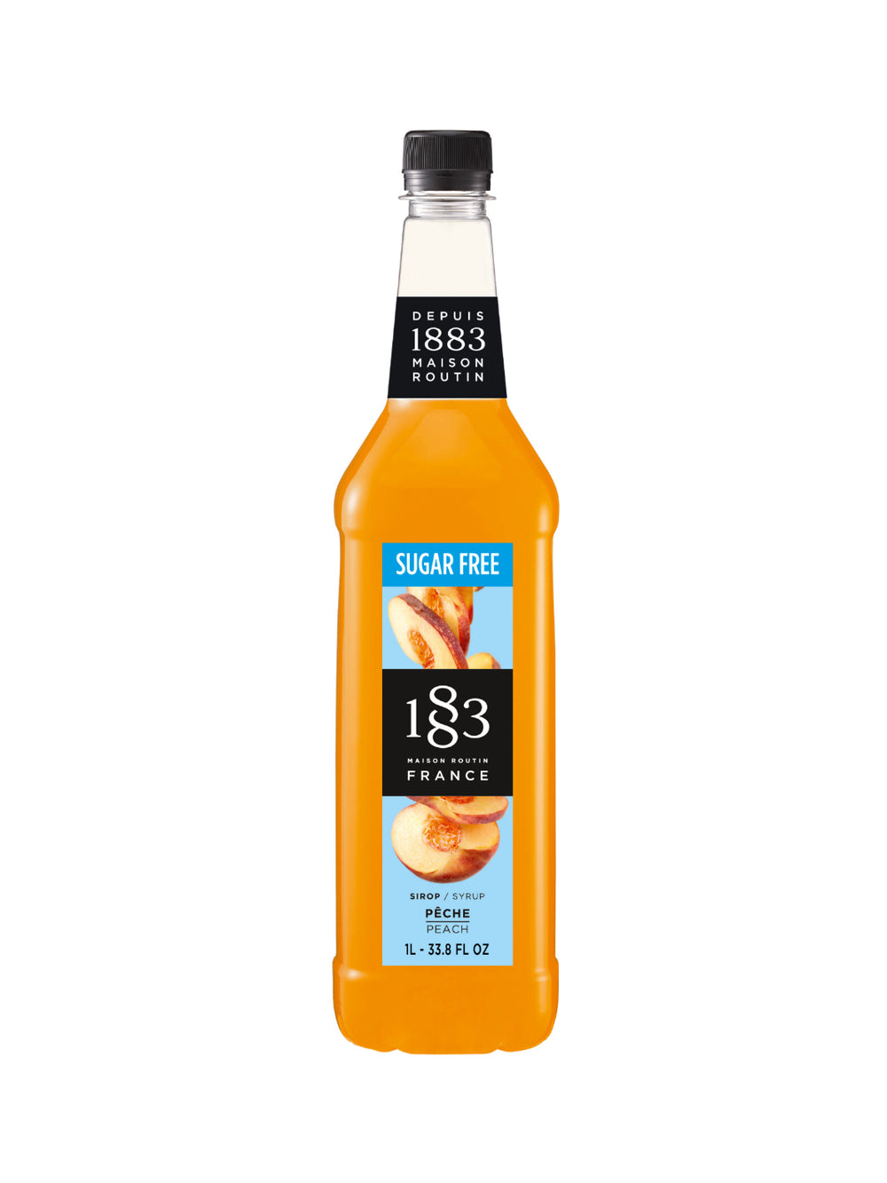 Photo of 1883 Sugar Free Peach Syrup (1000ml/33.8oz) ( Default Title ) [ 1883 ] [ Syrup ]