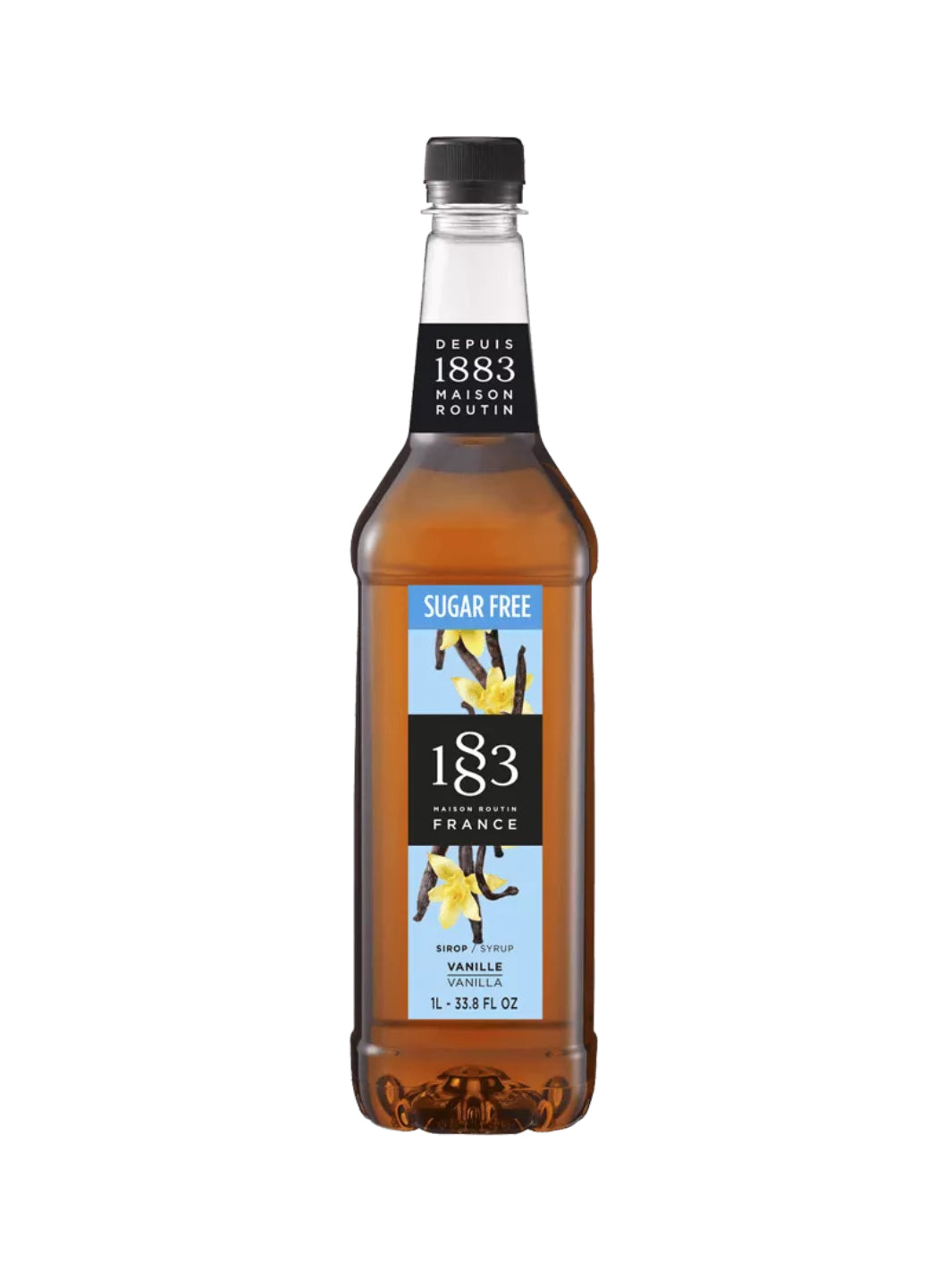 1883 Sugar Free Vanilla Syrup (1000ml/33.8oz)