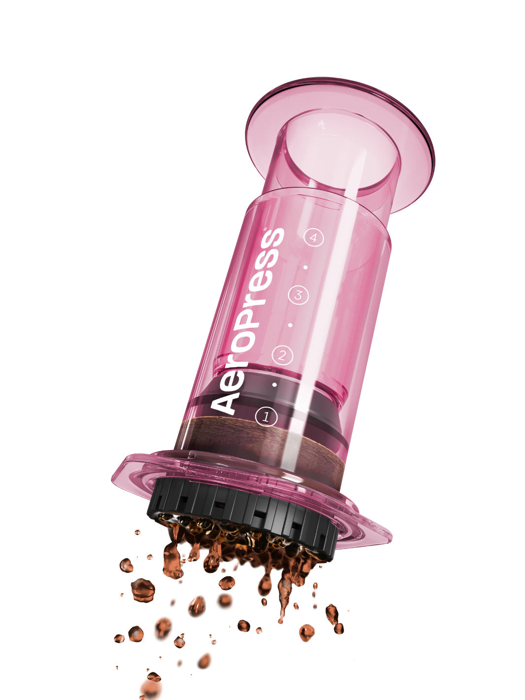 AeroPress Clear Coffee Maker (Pink) (Damaged Box)