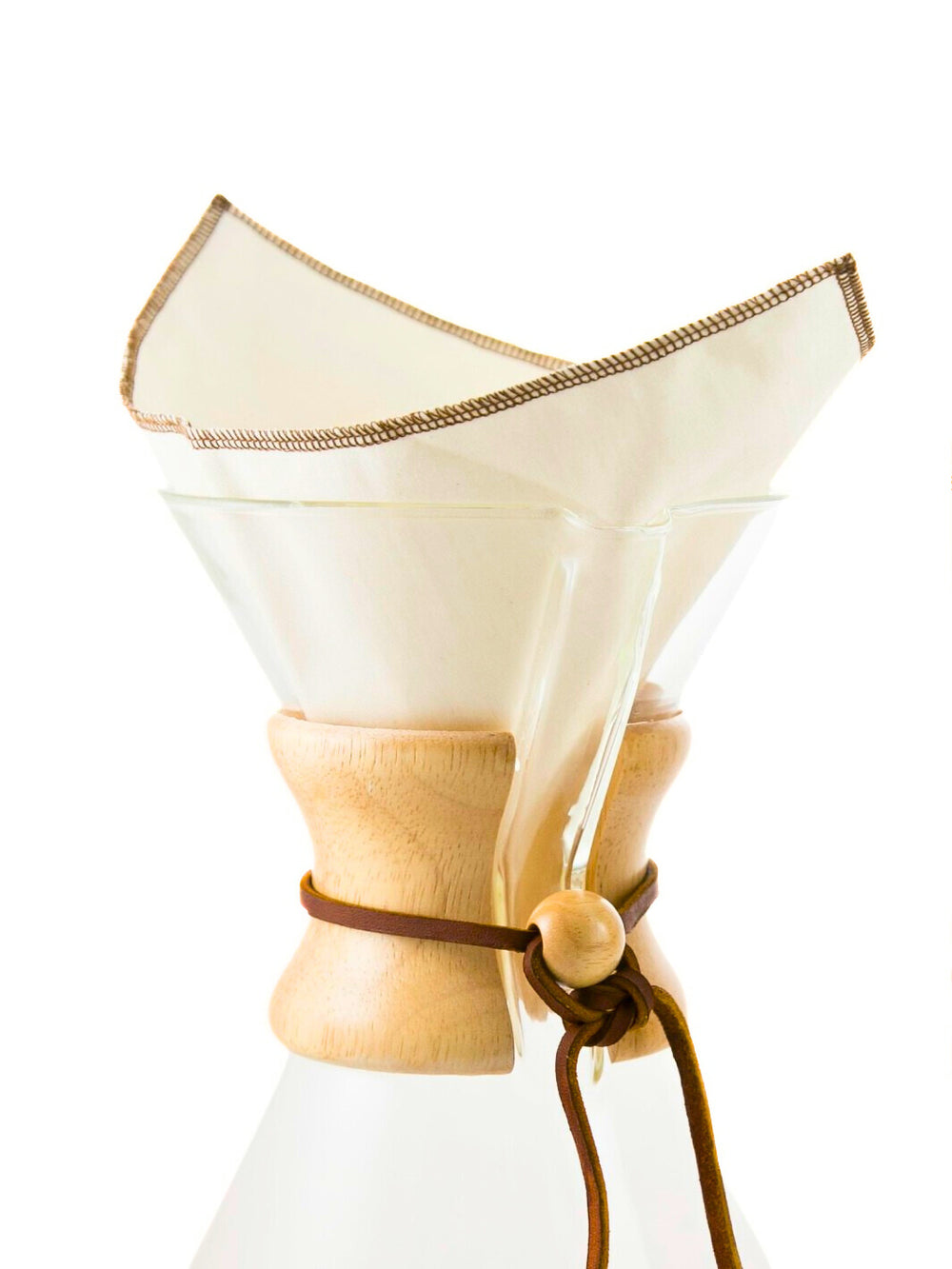 Photo of CoffeeSock Large CHEMEX® Filter (6-13 Cup) ( Default Title ) [ CoffeeSock ] [ Cloth Filters ]