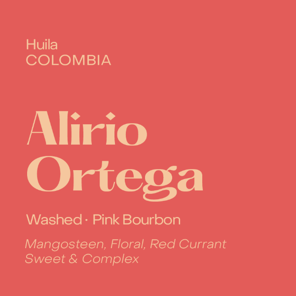 Subtext  - Alirio Ortega Pink Bourbon Espresso