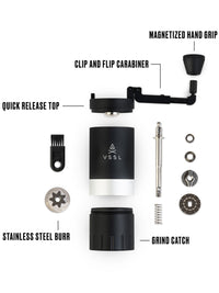Photo of VSSL Java G45 Hand Grinder (Black) (Damaged Box) ( ) [ Yard Sale ] [ Yard Sale ]