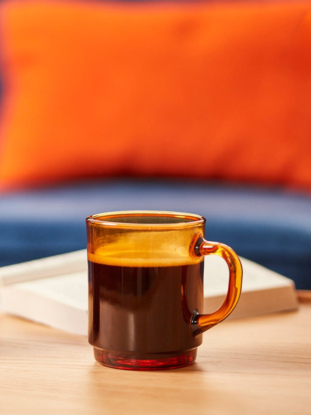 Photo of DURALEX Versailles Glass Mug (260ml/8.8oz) (6-Pack) (Amber) (Damaged Box) ( ) [ Yard Sale ] [ Yard Sale ]